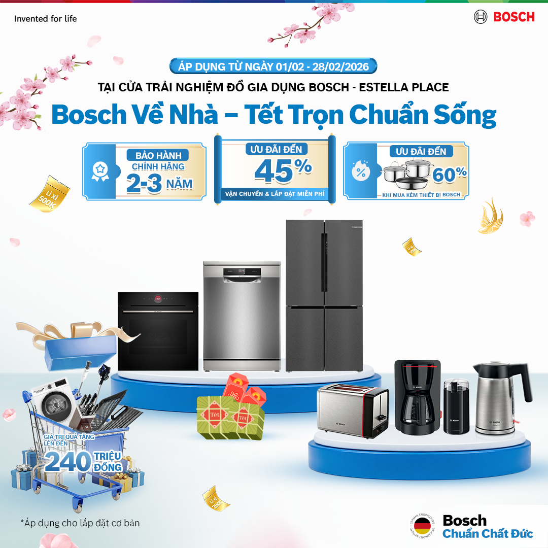 BOSCH COMES HOME – A TET TO TREASURE 🏡